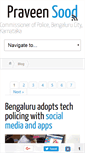 Mobile Screenshot of praveensood.net